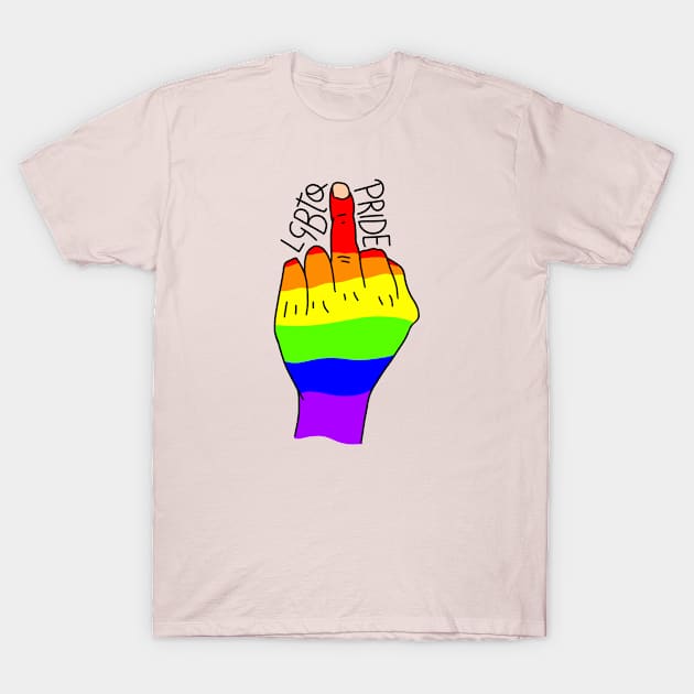Lgbtq pride human T-Shirt by Indiestyle